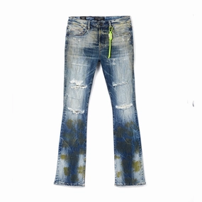 Modern Weekend Style City Walk Comfy Weekend Getaway Cult's Lenny Bootcut Jeans in Damian