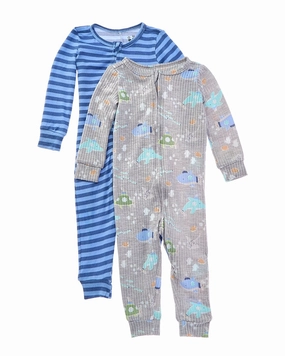 Tear Resistant Knit Only Boys 2pk Soft & Cozy Blanket Sleeper