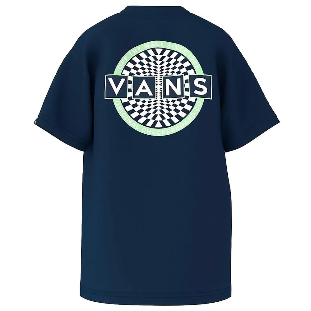 Comfort Style Vans Boys Circle Back T-Shirt - Dress Blues