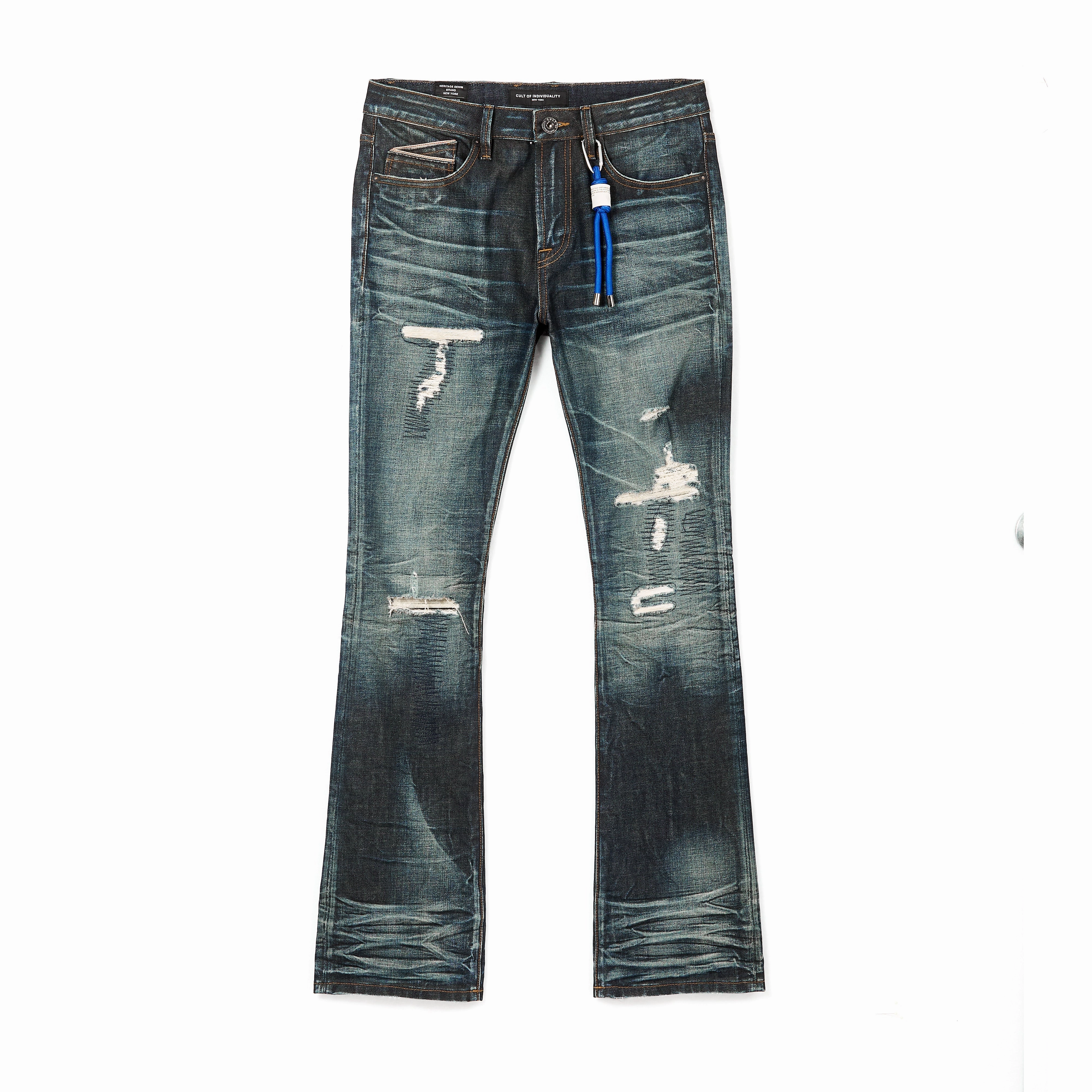 Vintage Wash Cult's Lenny Bootcut Jeans in Lexi