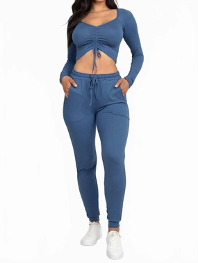 Anti Pill Surface Catchin Flights Set In Blue