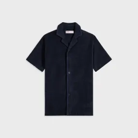 EasyCare Fabric Orlebar Brown Howell Shirt ?C Night Iris