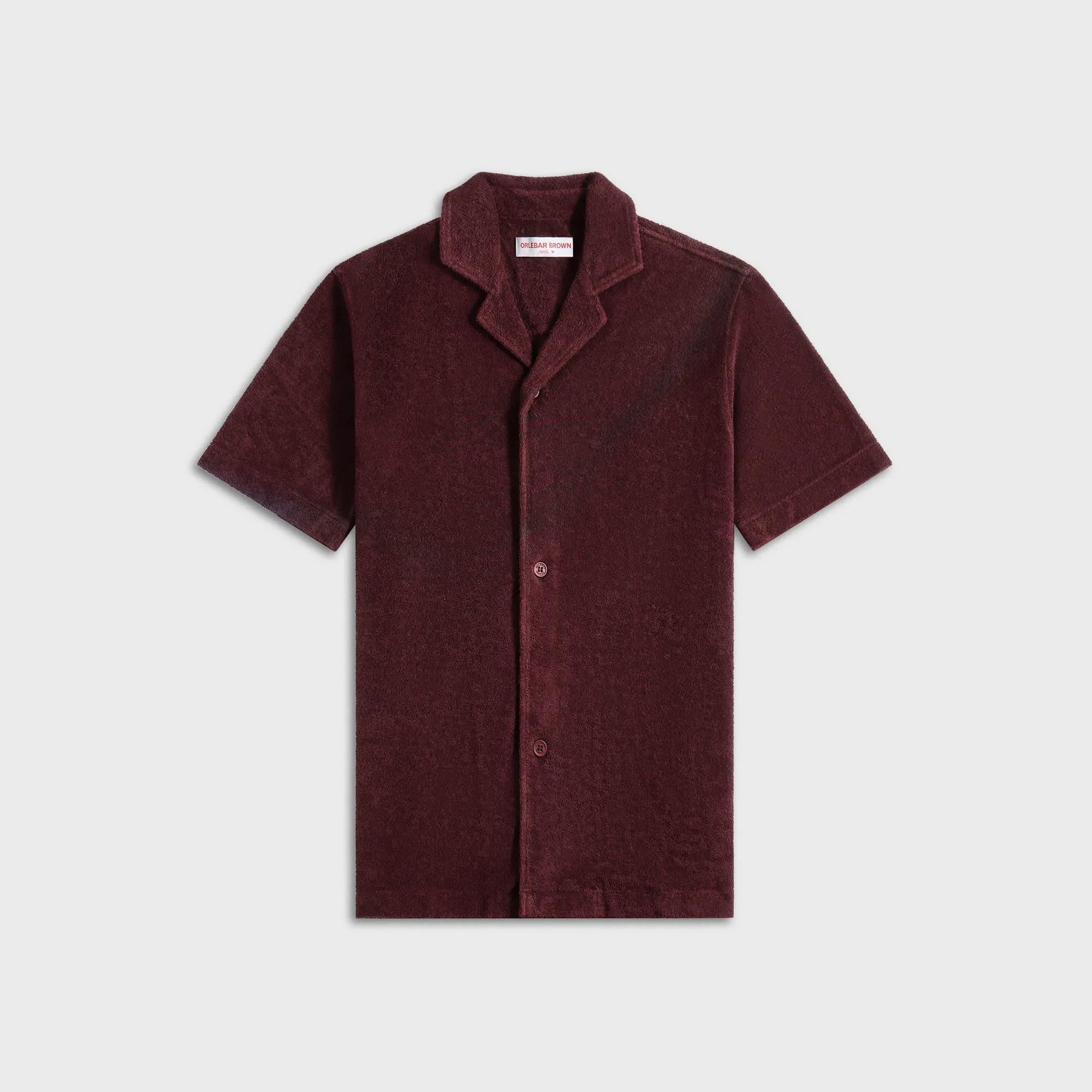 Orlebar Brown Howell Shirt - Damson Perfect Fit All-Weather Ready