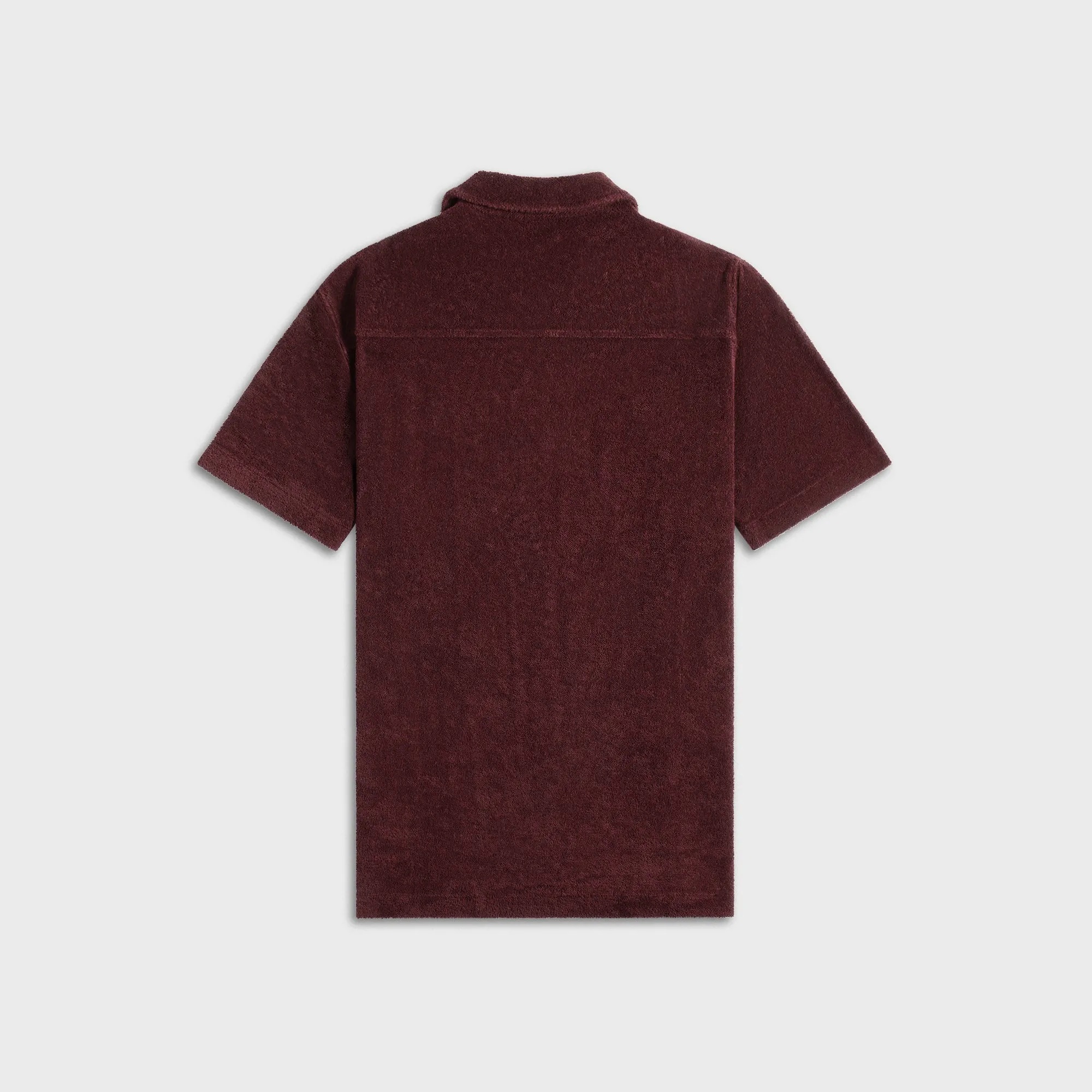 Structured Collar Orlebar Brown Howell Shirt - Damson