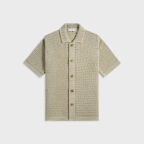 Anti Static Lining Orlebar Brown Thomas Shirt - Light Herbal Green