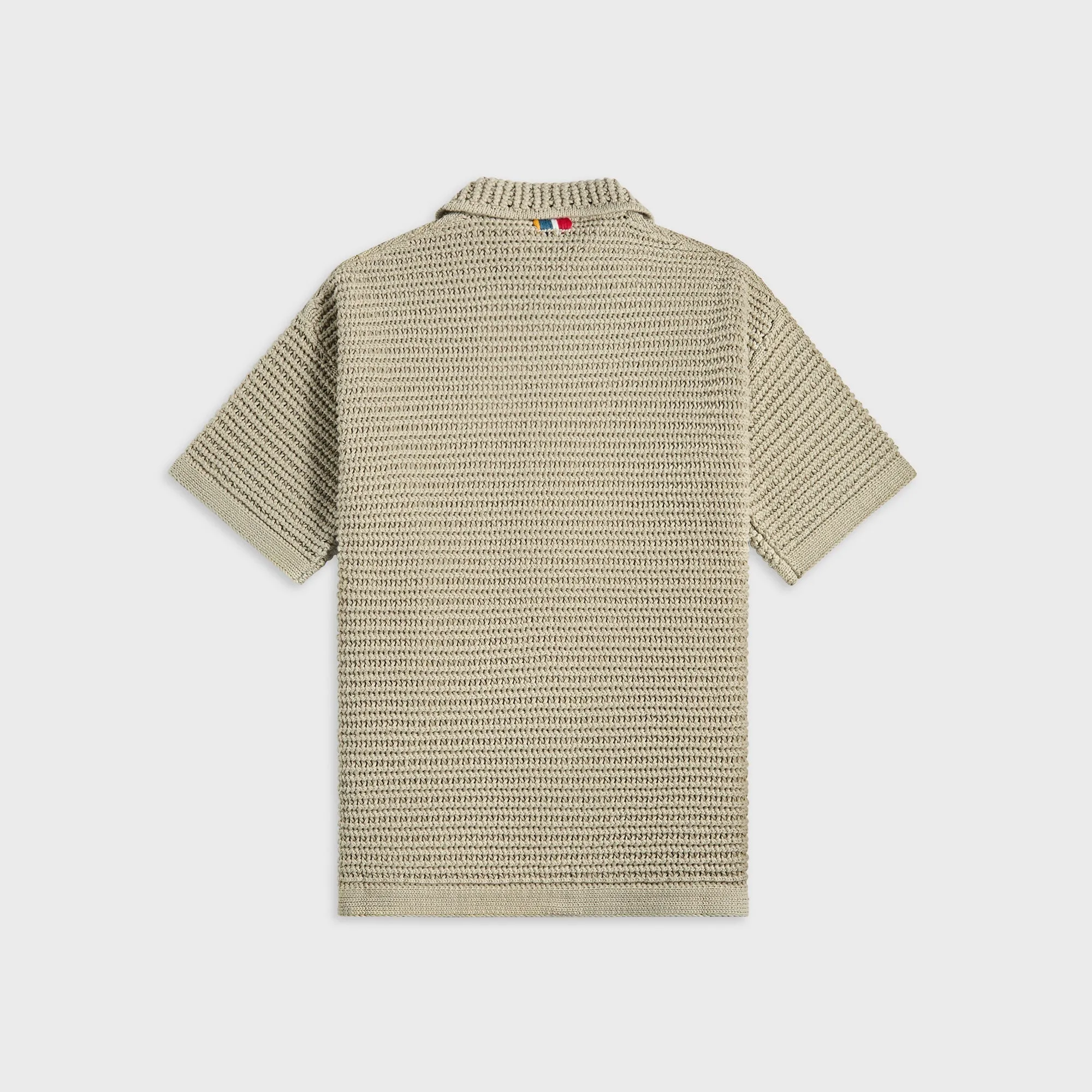 Networking Session Microfiber Material Orlebar Brown Thomas Shirt - Light Herbal Green