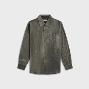 Trendsetting Design Yoke Design Our Legacy Above Shirt - Dark Cloud Sparse