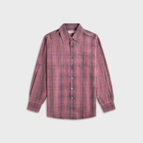 Our Legacy Borrowed Shirt - Idaho Flannel Check UV Protective Coating Odorless Binding Tape