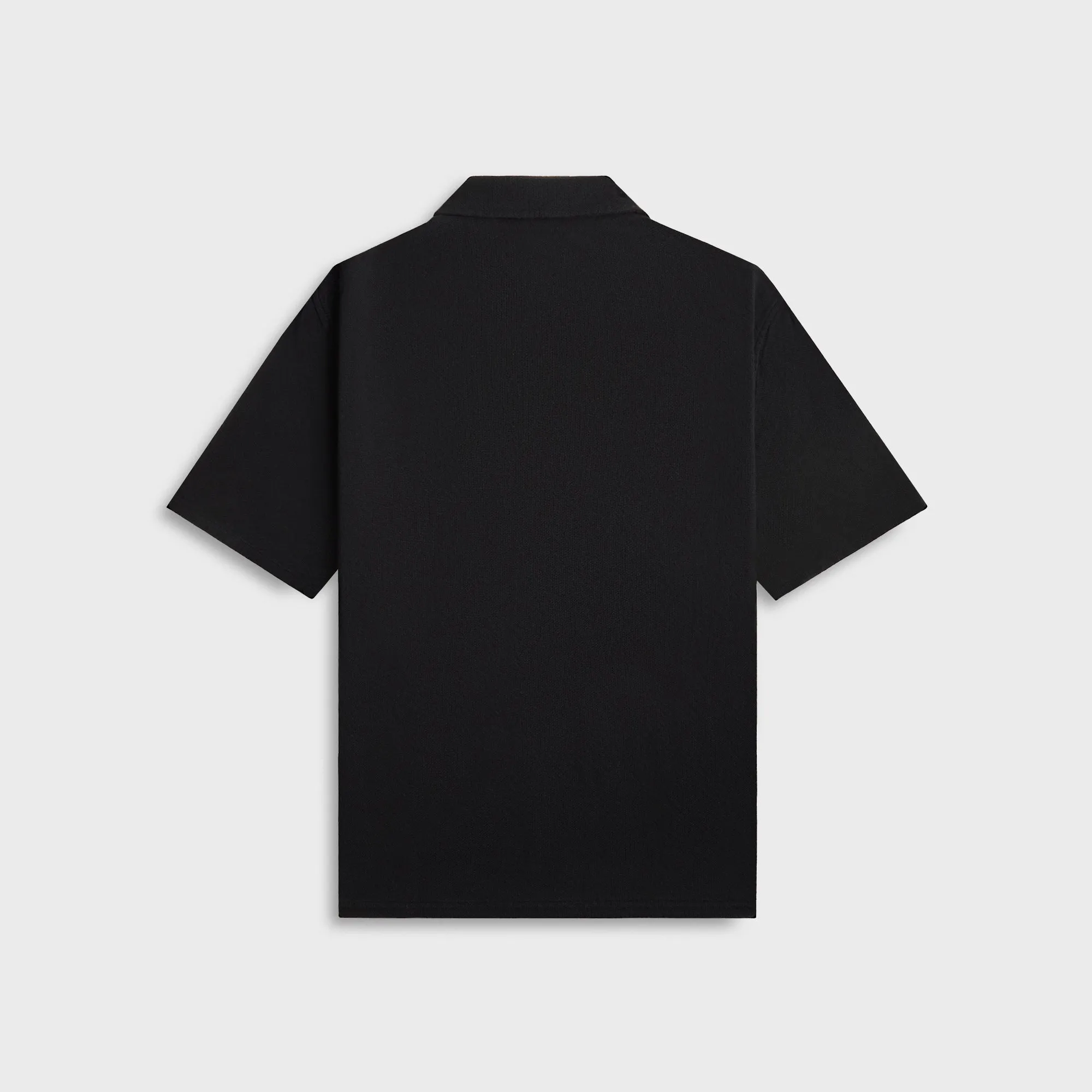 Textured Finish Our Legacy Box Shirt - Black Crochet Weave