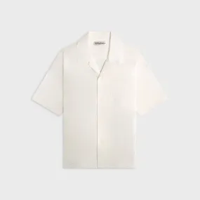 Wardrobe Essential Our Legacy Heusen Shirt - White Flower Embroidery