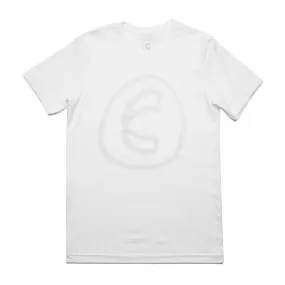 Cinema Painted C T-Shirt - White Versatile and Stylish Plus size confidence