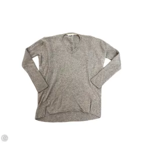 Seamless Design Sweater Cashmere By Velvet In Taupe, Size: M