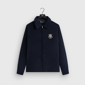 Kith Tapestry Panelled Remsen Jacket - Ink Cozy Hood Detail Weatherproof Technology