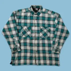 Eco Friendly Production Padded Flannell Jacket Large
