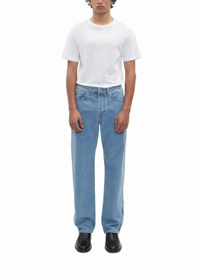 Classic Wear Textured All Day Wear Panthero Pants In Light Blue