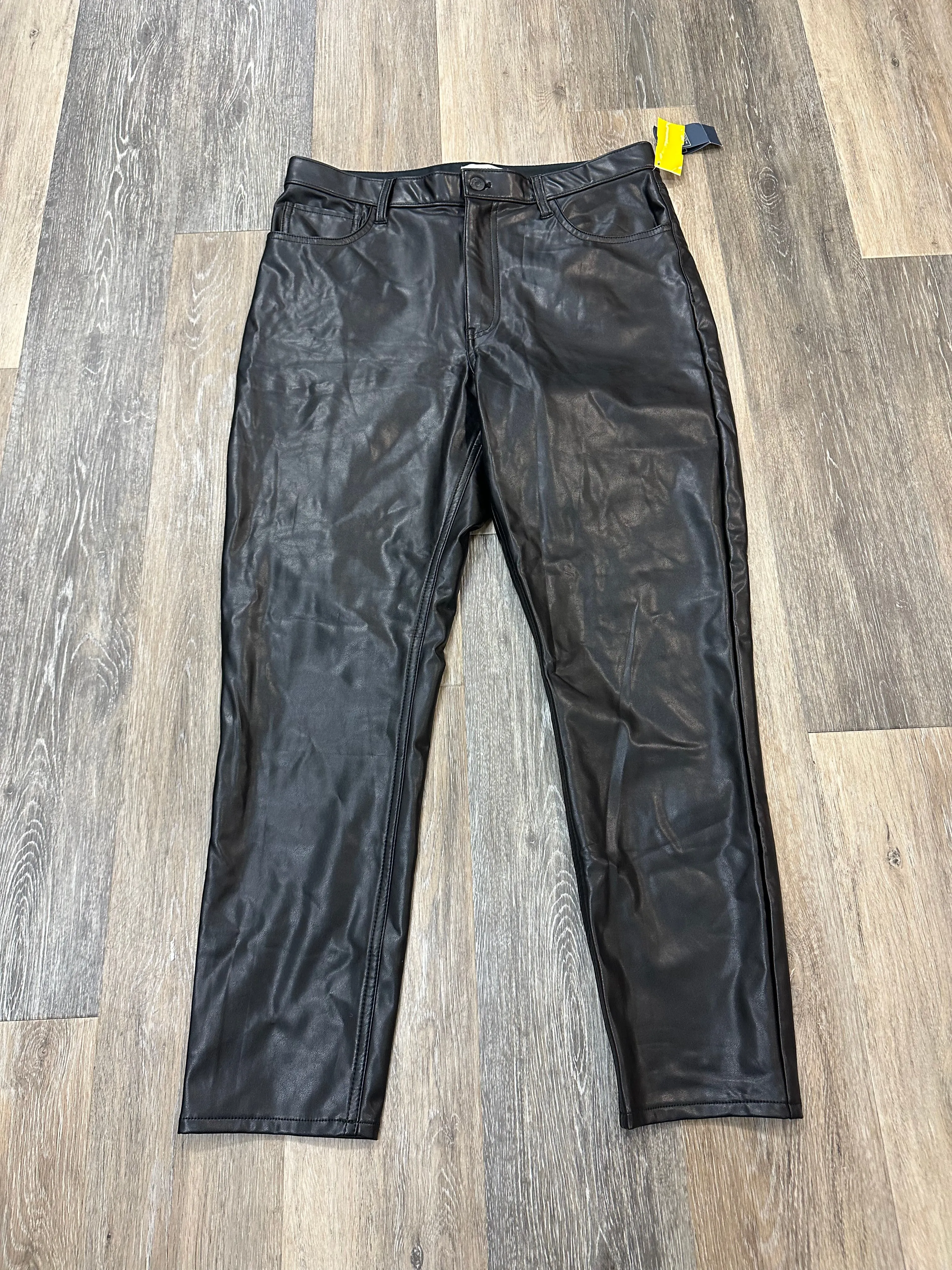 Bonded Seam Construction Pants Other By Abercrombie And Fitch In Black, Size: 14
