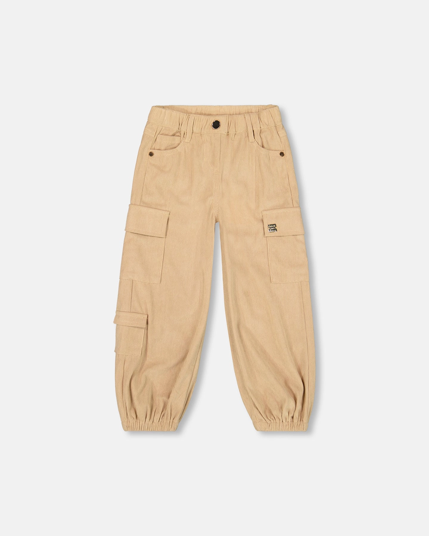 Parachute Corduroy Pants with Cargo Pockets Light Pecan Brown Timeless Comfort Wear