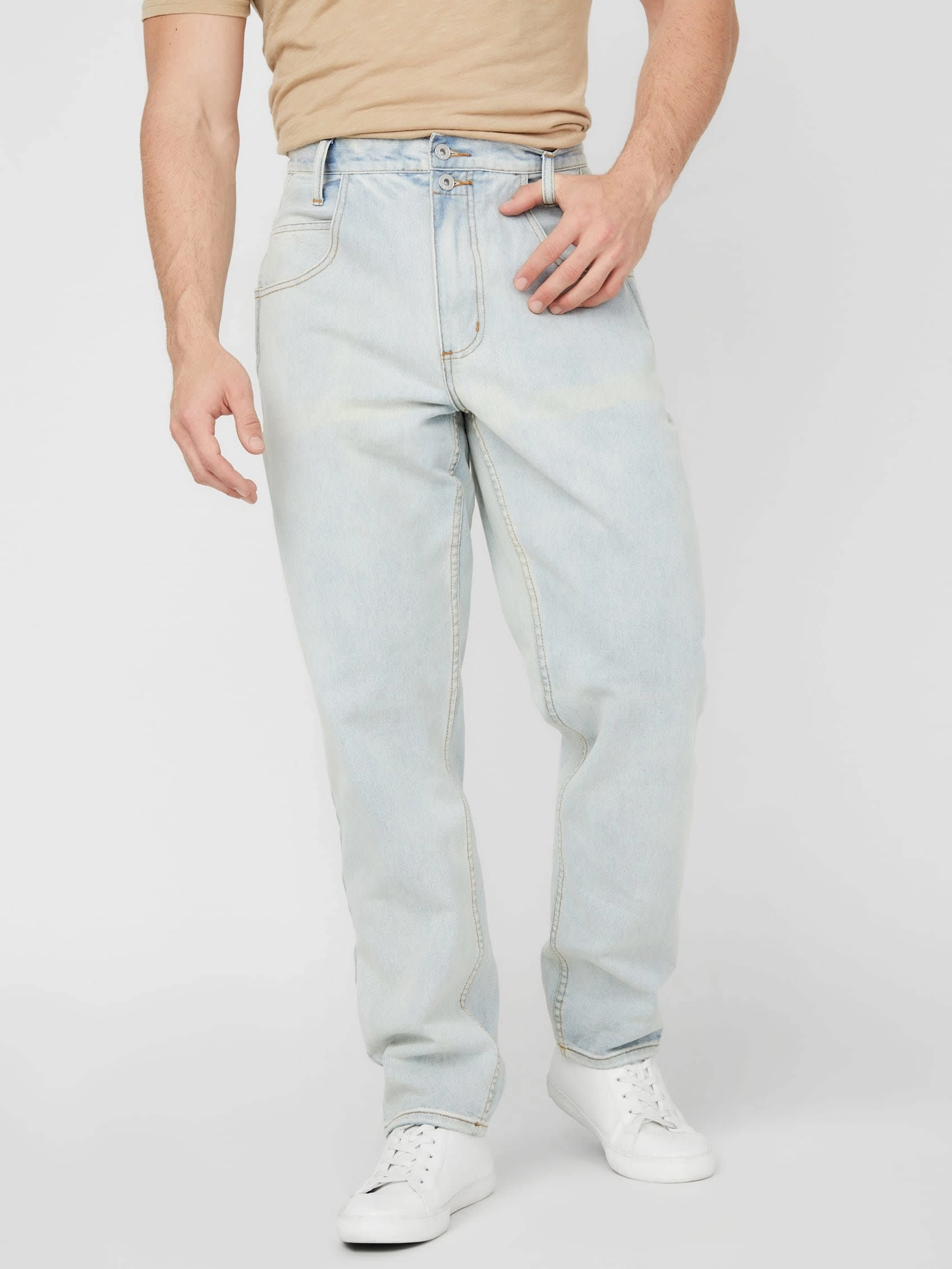 Pascal Relaxed Tapered Jeans Elegant Formal