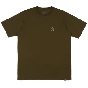 Dickies Scott City T-Shirt - Dark Olive Soft Brushed Finish Casual Must-Have