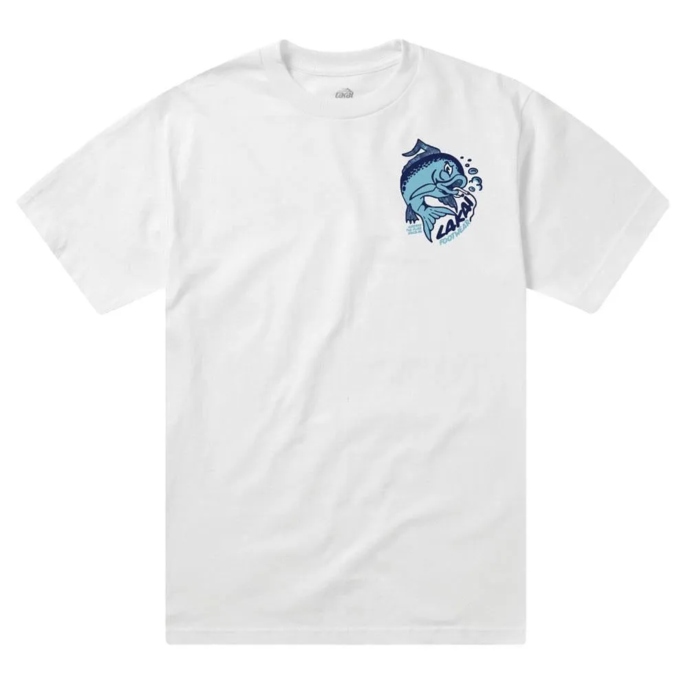 Comfortable Fit Wear Lakai Catching The Flare T-Shirt - White