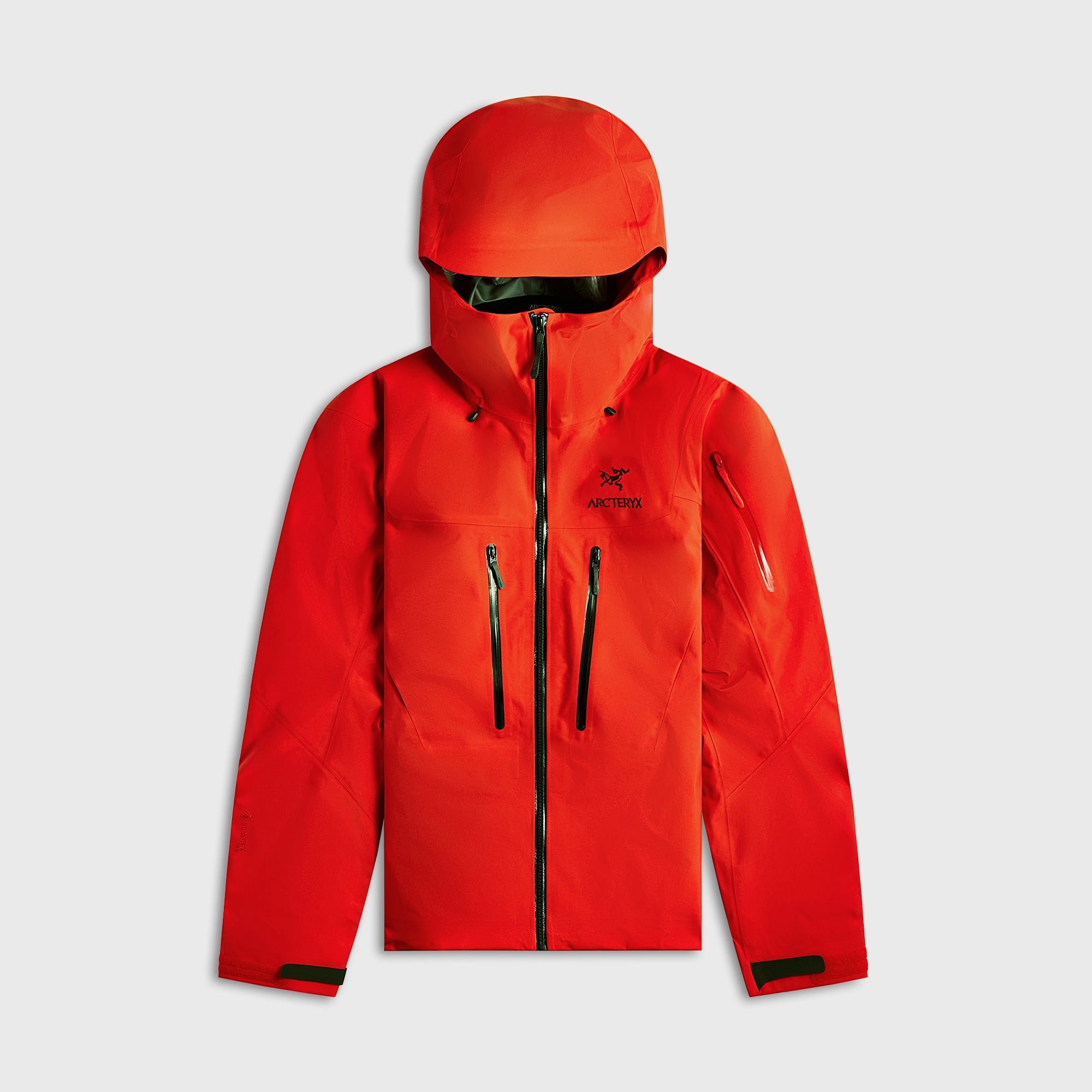 Mold Resistant Coating Stripe Look Arc'teryx Alpha SV Jacket - Dynasty / Black