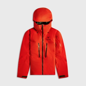Mold Resistant Coating Stripe Look Arc'teryx Alpha SV Jacket - Dynasty / Black