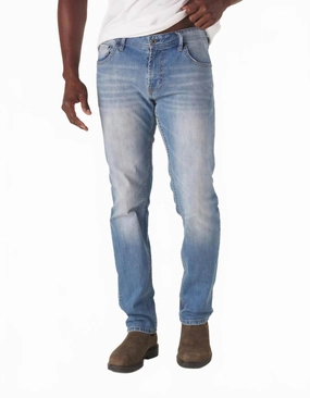 Unisex Friendly Quick Dry Weave Technology Normal Jeans In Light Wash