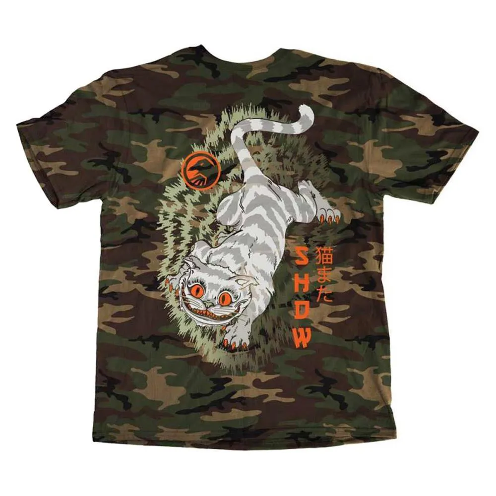 Versatile Wardrobe Piece VintageWash Shadow Nekomata V3 T-shirt - Camo