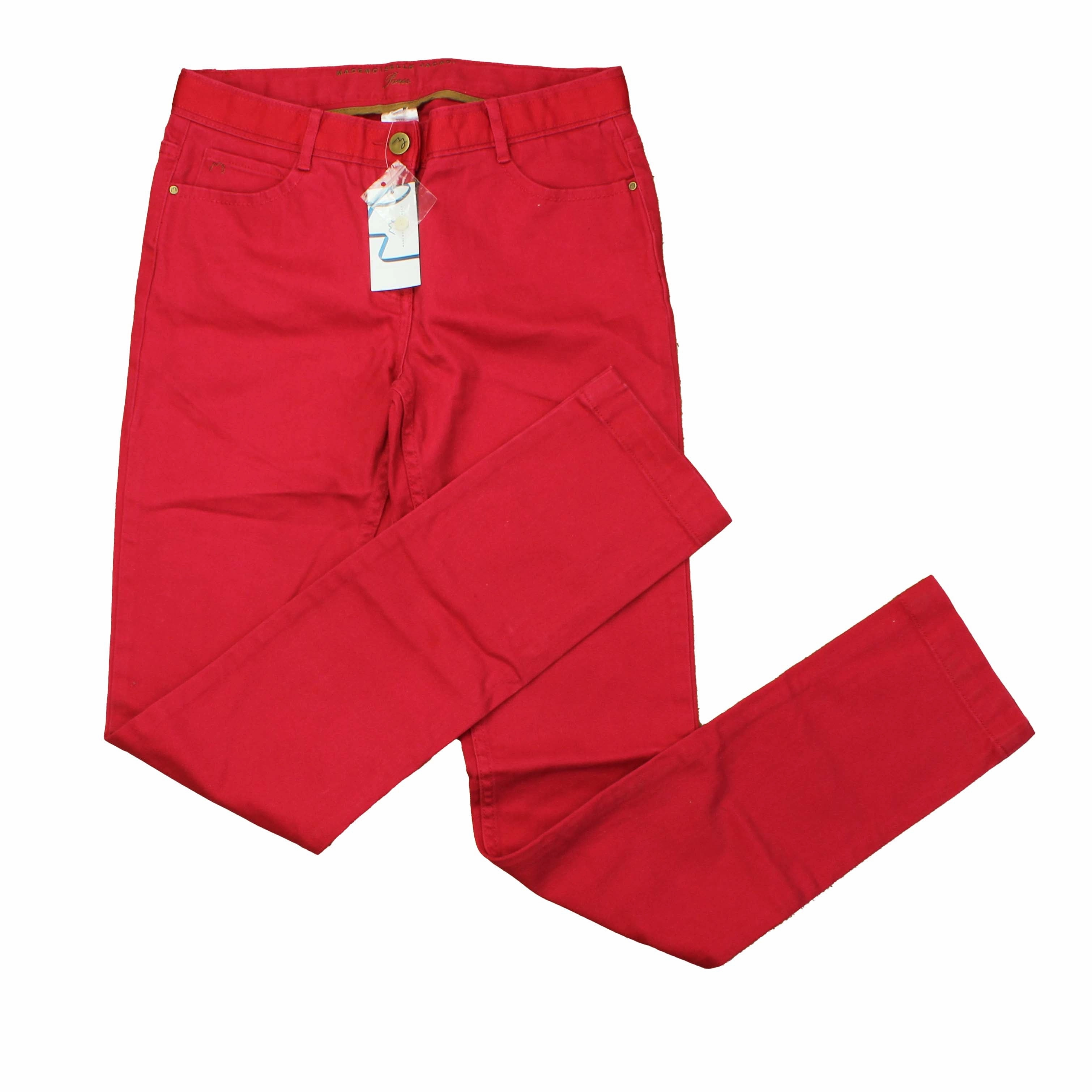 Jacadi Girls Red Pants Everyday Layer All Season
