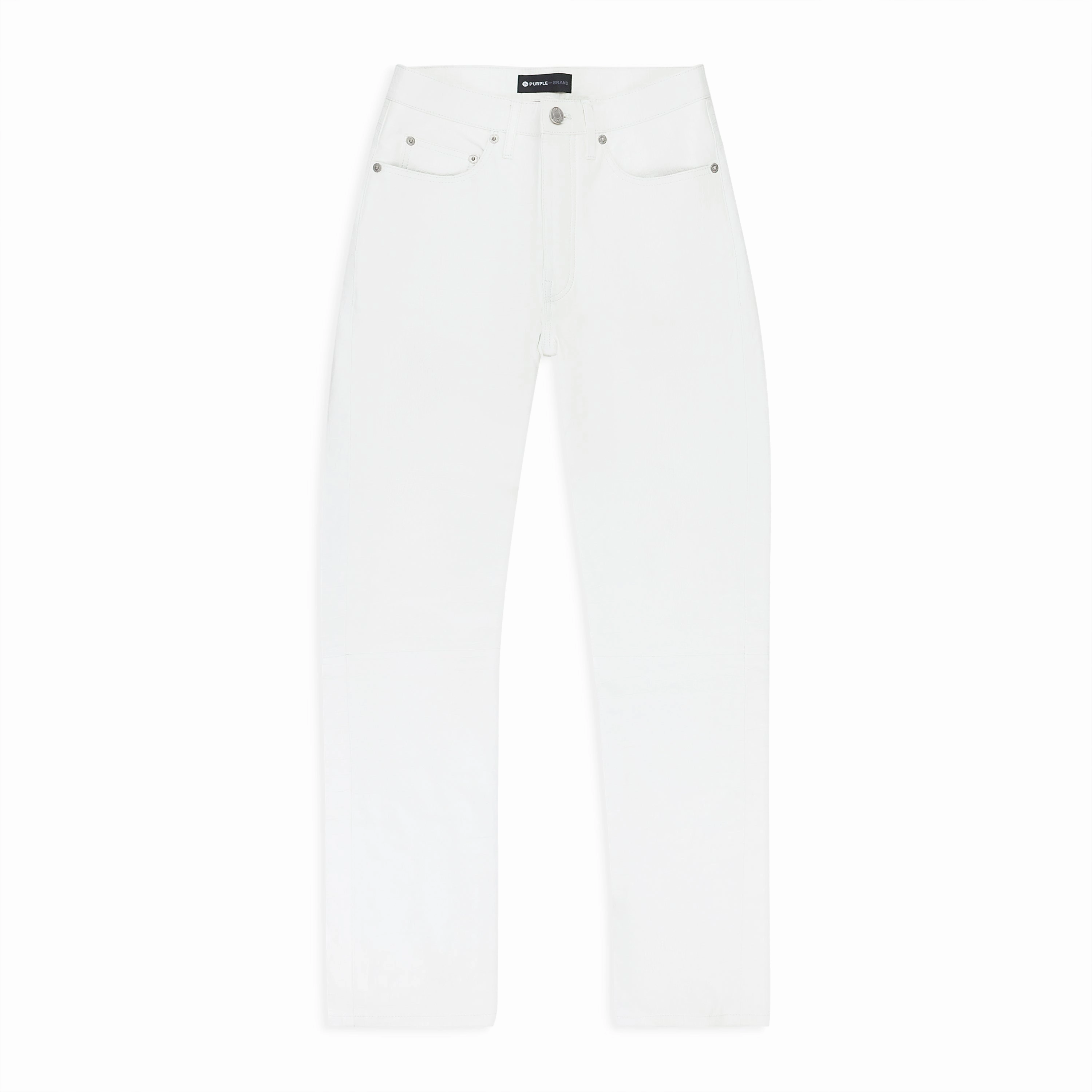 Simple Style Affordable Autumn Days Breathable LEATHER RELAXED FIT PANT WHITE SKINNY JEANS