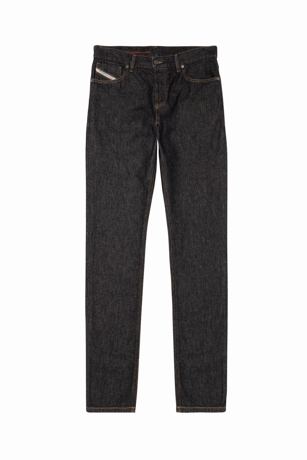 Diesel D-Sark Slim Fit Straight Leg Black Denim Jeans Daily Essentials