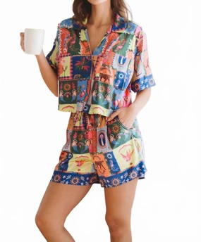 Pierce Pajama Set In Nirvana Non Chafe Seams Tagless Design