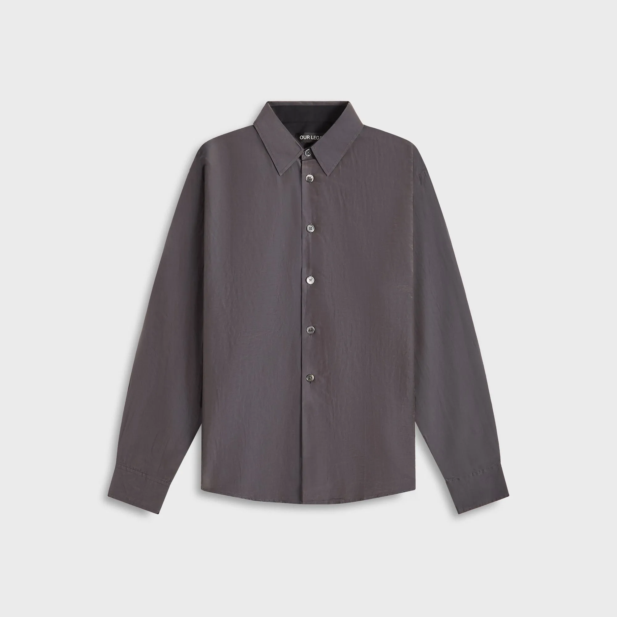 Comfort Wear Our Legacy Beyond Shirt - Charcoal Bordeaux