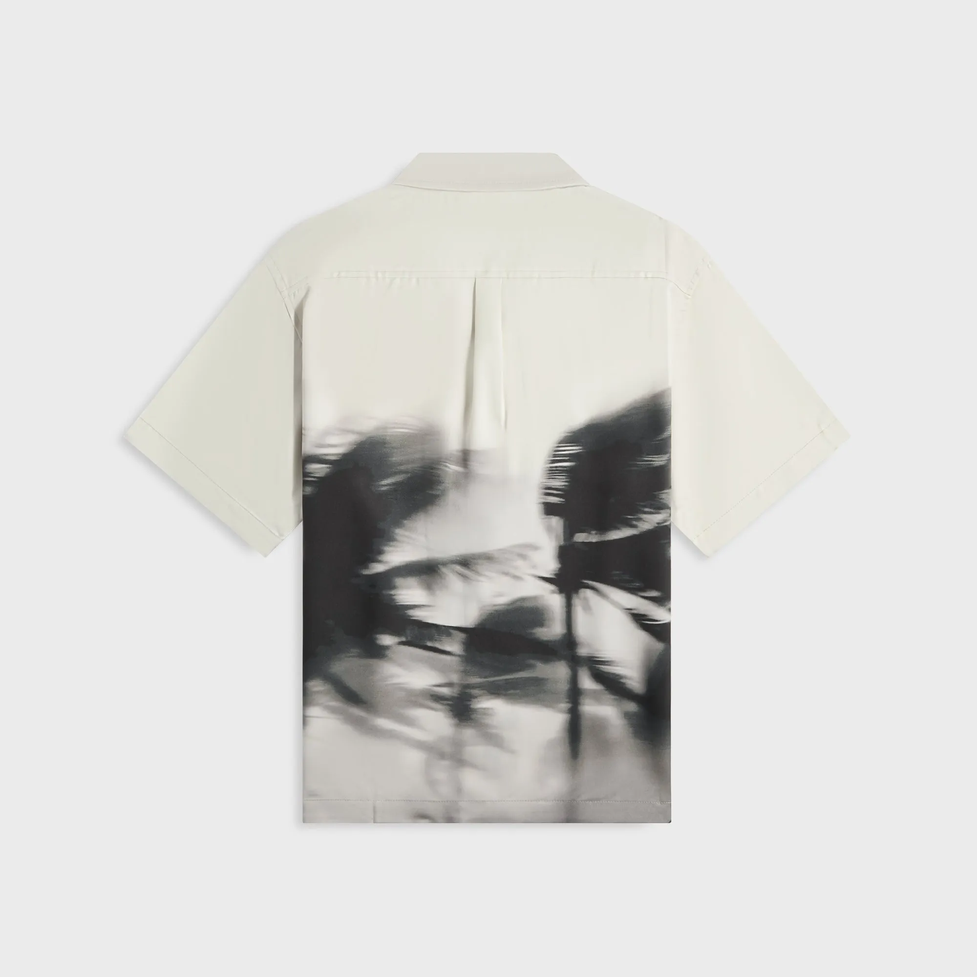 Stampd Camp Collar Top - Motion Print Timeless Piece Lightweight Comfort