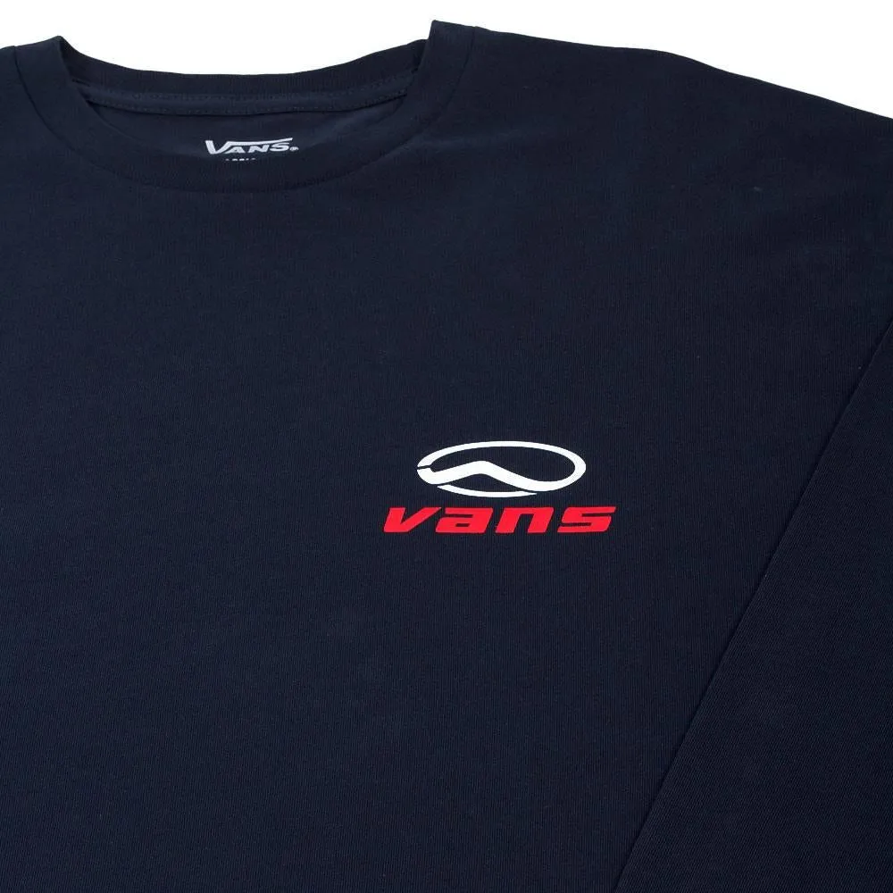 Vans Chromatic Long Sleeve T-Shirt - Navy Trendy Look