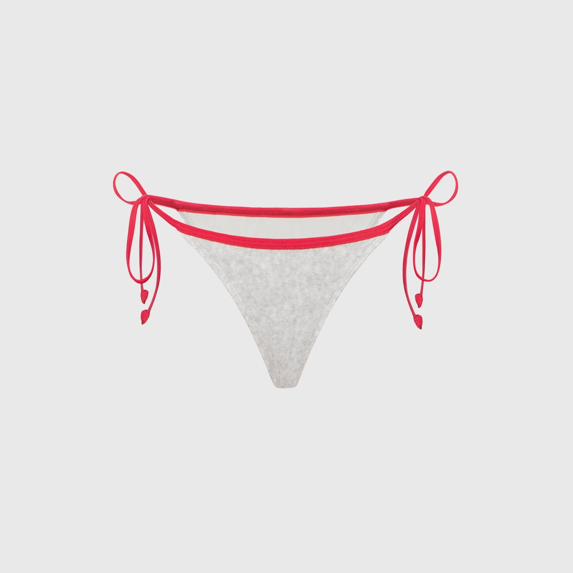 Miaou Kauai Bikini Bottom - Heather Grey Flexible Paneling