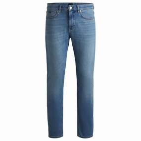 Versatile Cut Delaware Slim-fit jeans in pure-blue comfort-stretch denim