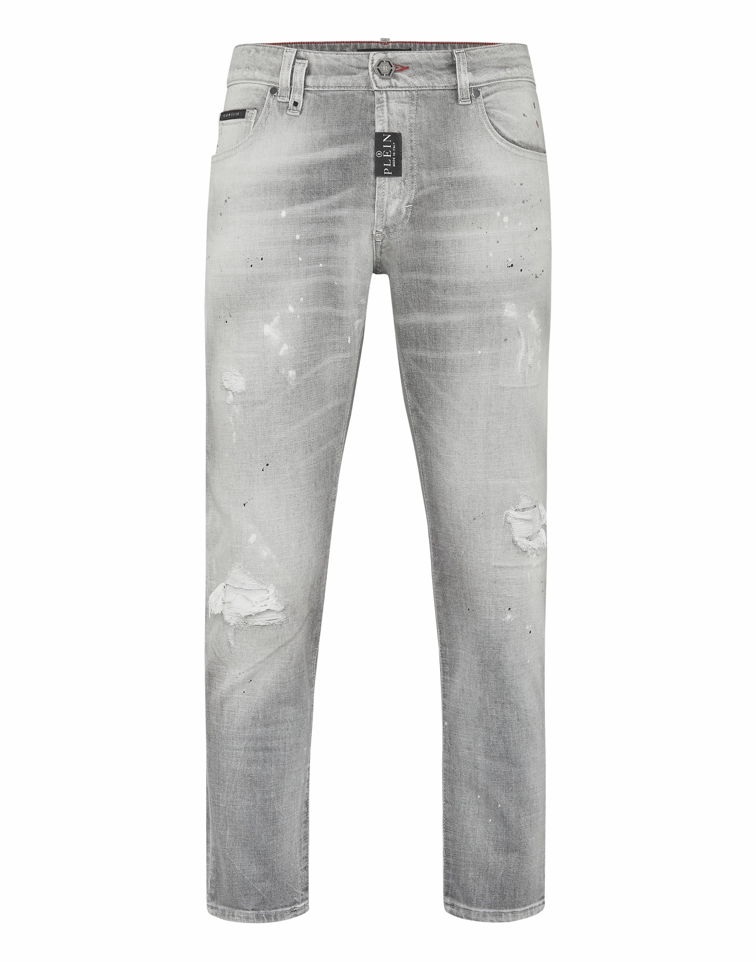 Lightweight Feel Weekend Style Rainy Day Denim Skinny Fit Trousers
