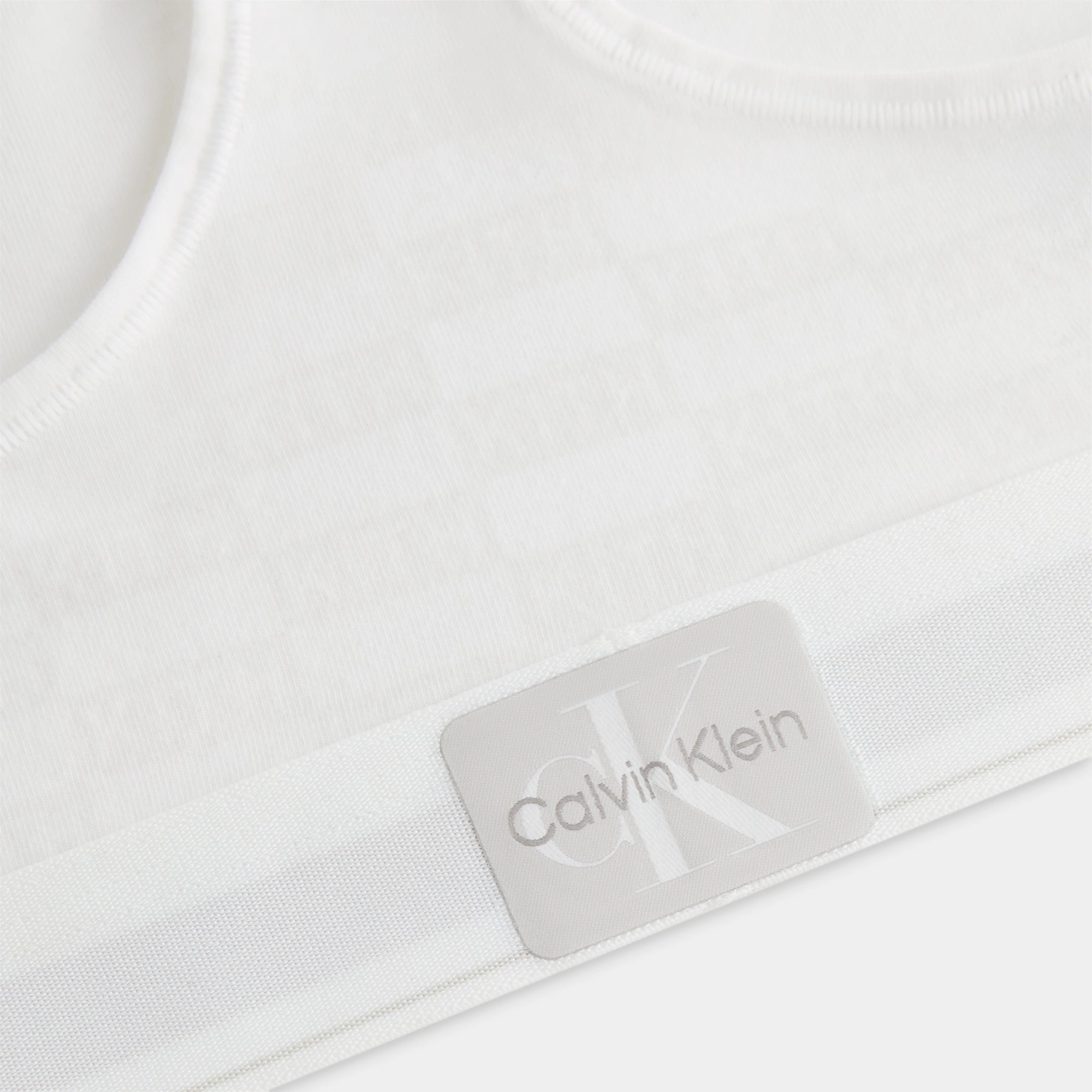 Kith Women for Calvin Klein Classic Bralette - White Thin support Luxury Outdoor
