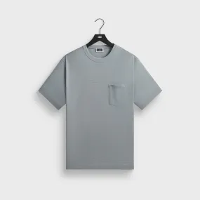 MoistureWicking Technology Essential Wear Kith Pointelle Mesh Leonard Pocket Tee - Light Indigo