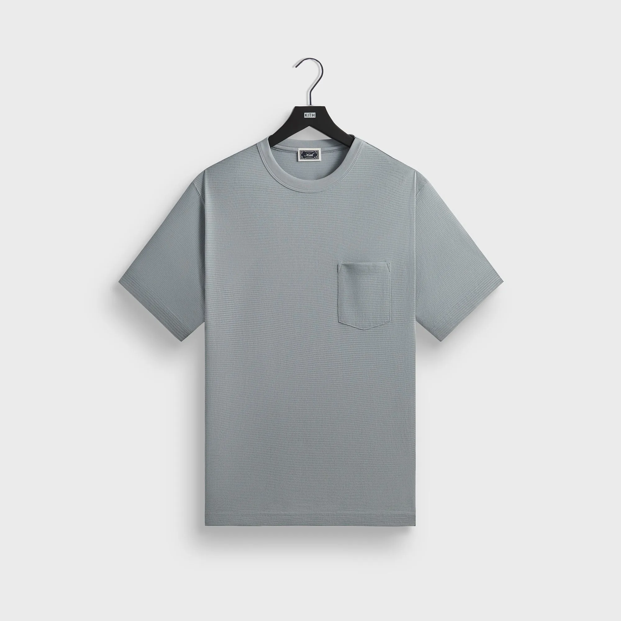 MoistureWicking Technology Essential Wear Kith Pointelle Mesh Leonard Pocket Tee - Light Indigo