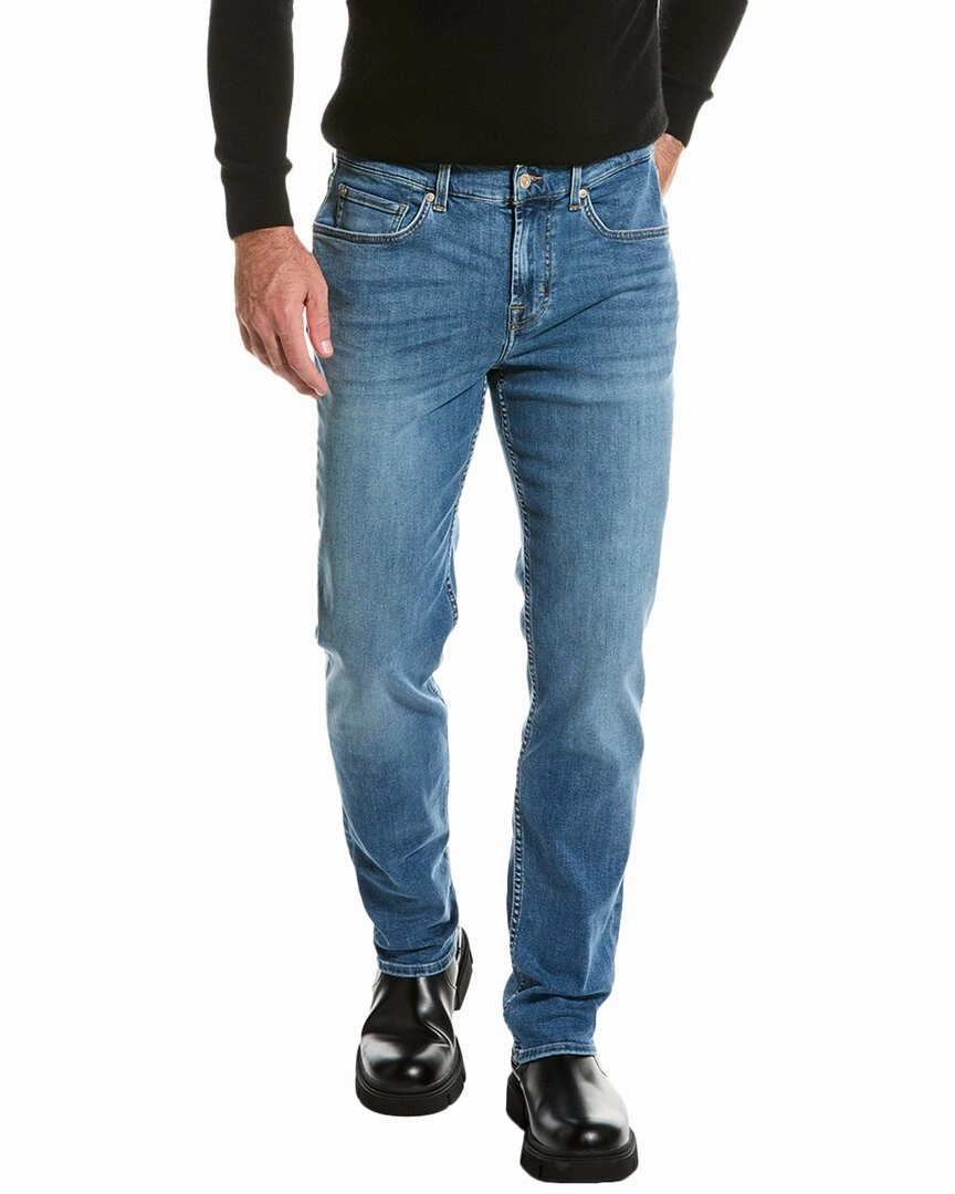 Fashion Daily Home Comfort Party Look Modern Minimalist 7 For All Mankind Slimmy Tonal Rinse Slim Leg Jean