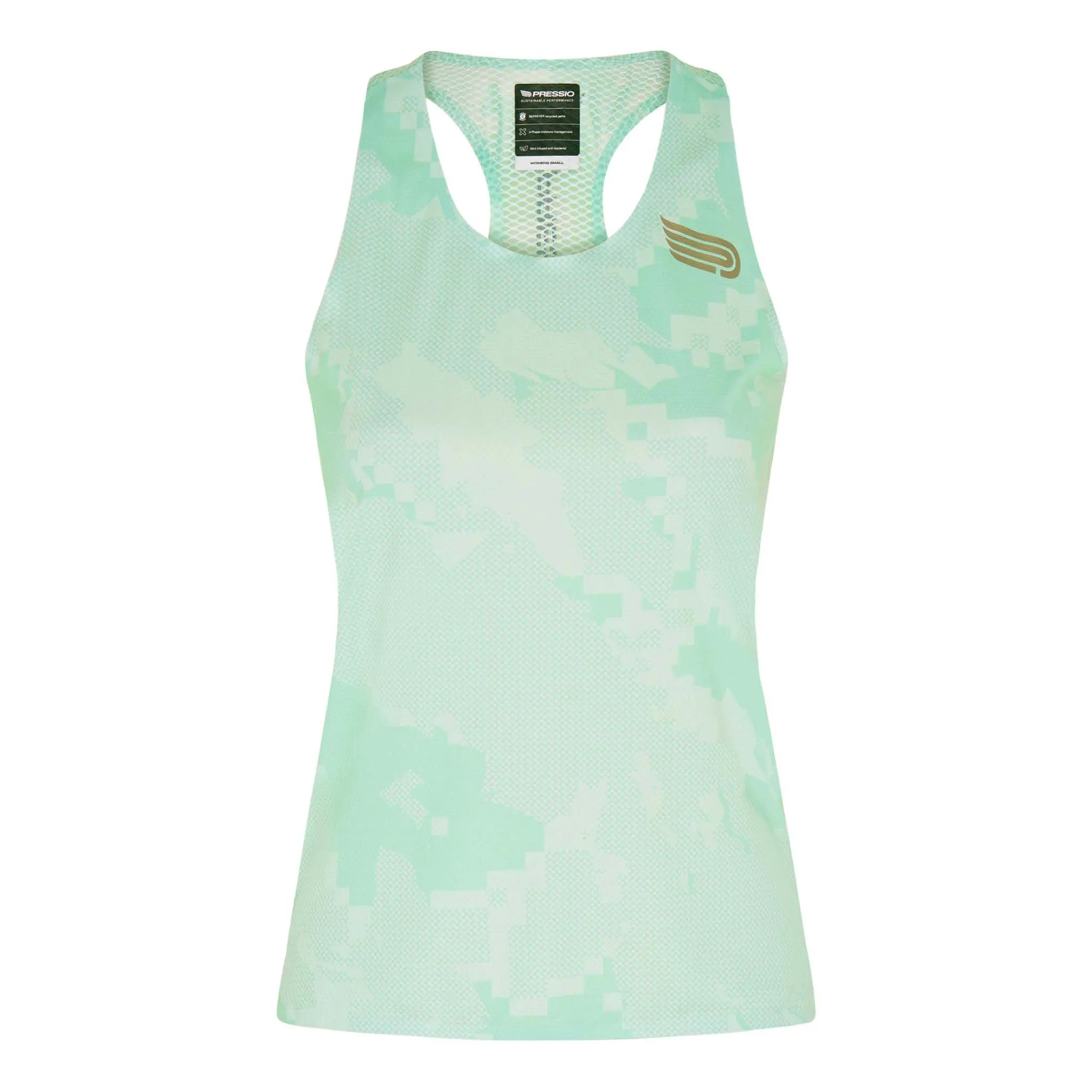 Enhanced Airflow Detection - sensitive Pressio | Women's Elite Singlet - Mint Camo