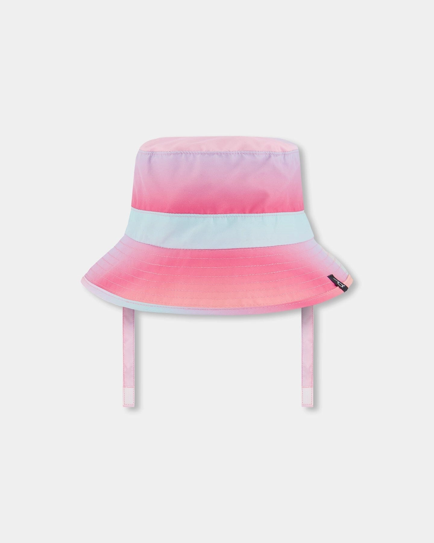 Printed Beach Sun Hat Pink, Orange, And Turquoise Trendy Prints Sand Proof Closure