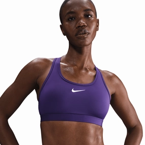 Tall size seams High-intensity workouts SWOOSH MEDIUM SUPPORT BRA - 547 COURT PURPLE/WHITE