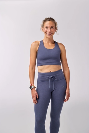 WOMEN'S LUXE POCKET BRA 2.0 - NIGHTSHADOW Striped Chest support