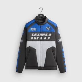 Kith Moto Full Zip Brixton Jacket - Cyclone Weatherproof Technology Extra Layer Piece