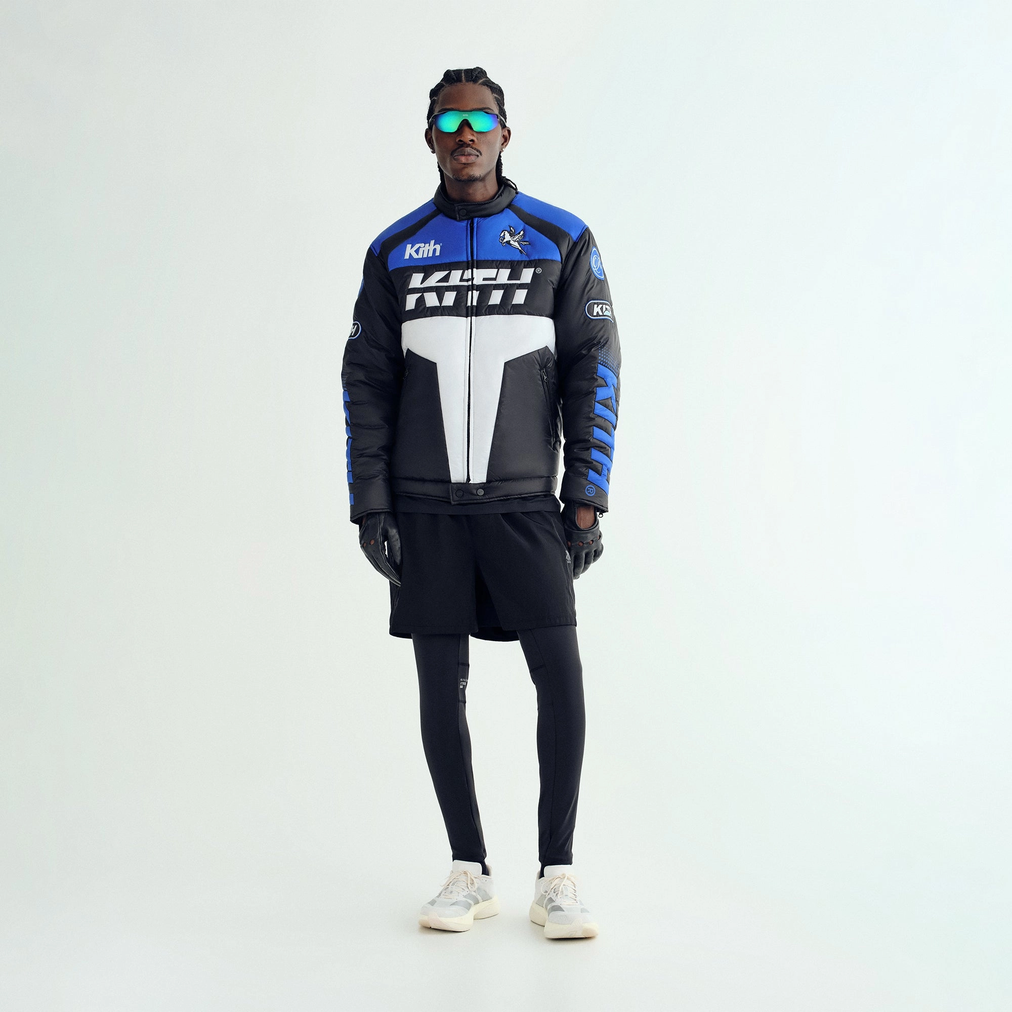 Business Attire AbrasionResistant Surface Kith Moto Full Zip Brixton Jacket - Cyclone