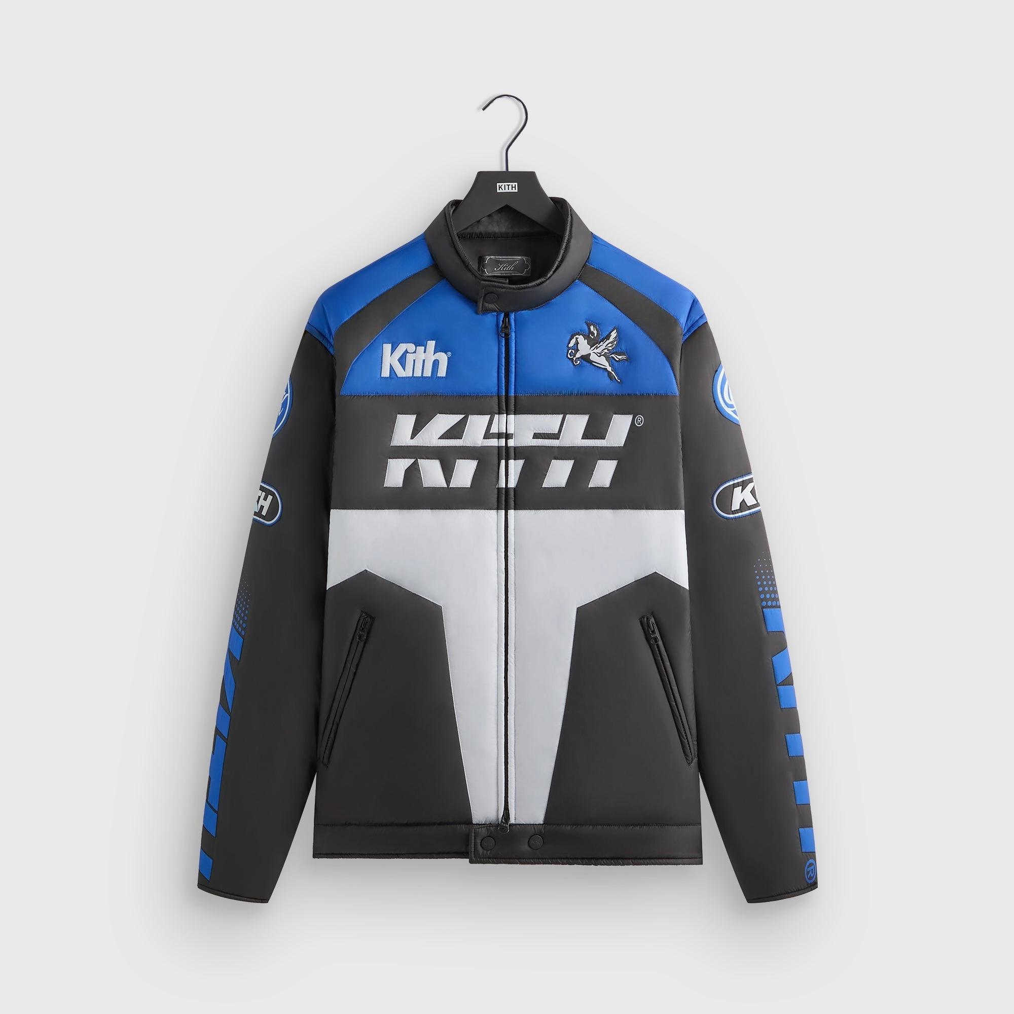 Kith Moto Full Zip Brixton Jacket - Cyclone Weatherproof Technology Extra Layer Piece