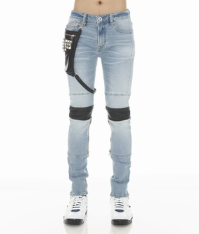 Classic Wear Morning Stroll Tapered Leg Profile PUNK MOTO STRETCH IN POLLOCK